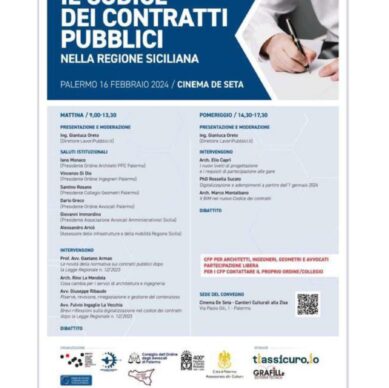Il Codice dei Contratti pubblici nella regione Siciliana locandina